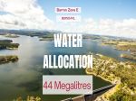 44ML WATER ALLOCATION - DIMBULAH, WALSH RIVER