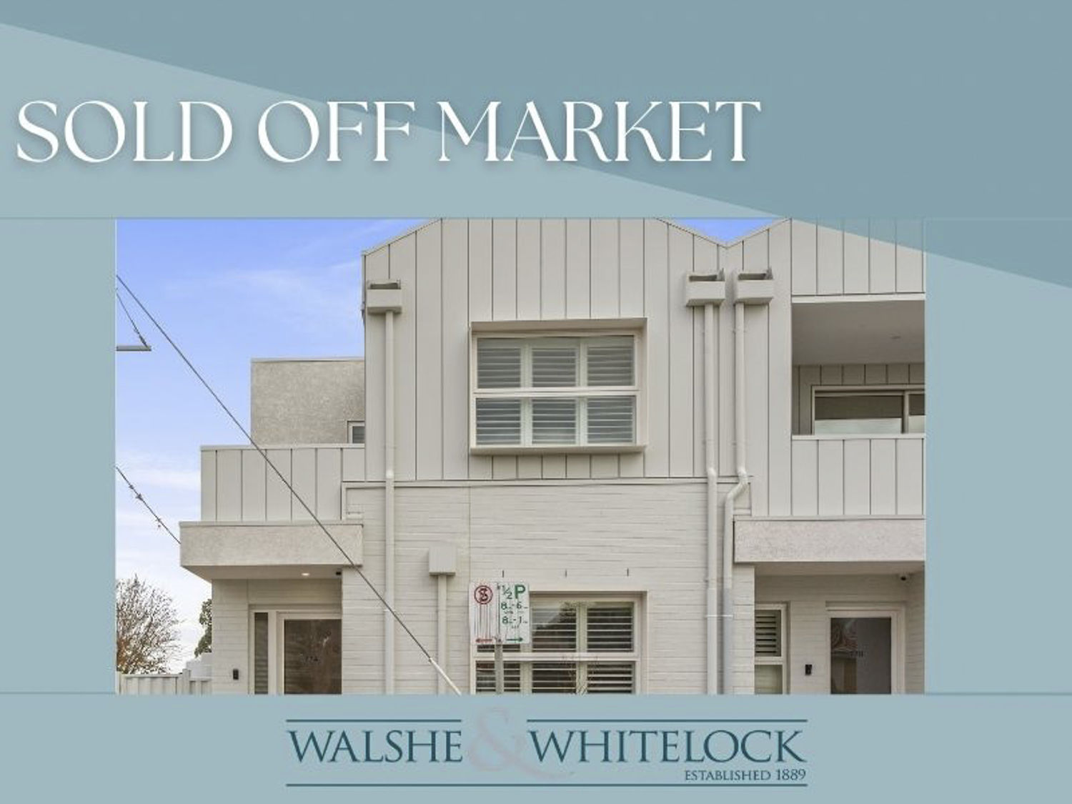 SOLD OFF MARKET!