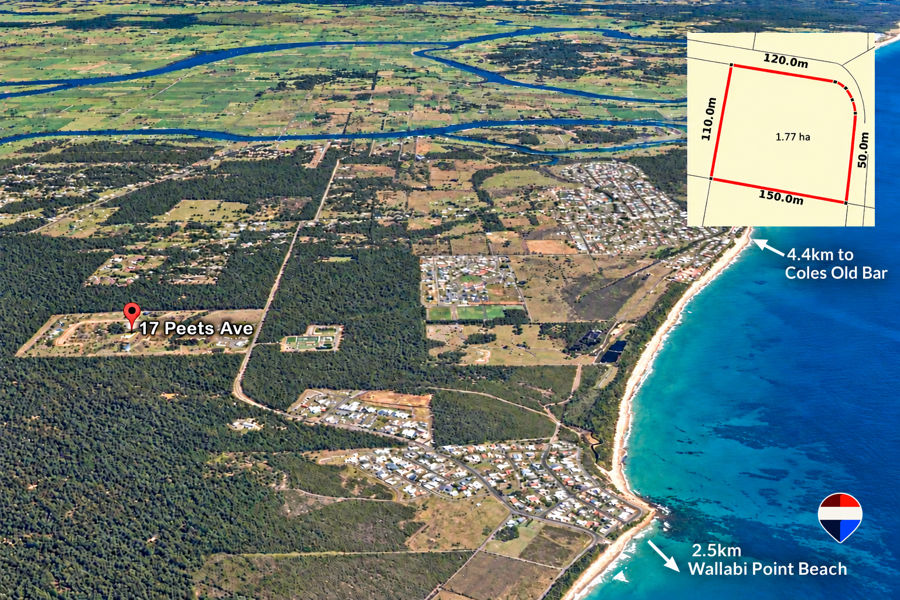 RARE 1.77 HECTARE CORNER LANDHOLDING - COASTAL LIFESTYLE & FUTURE POTENTIAL