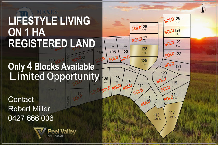 LIFESTYLE LIVING ON 1 HA, REGISTERED LAND