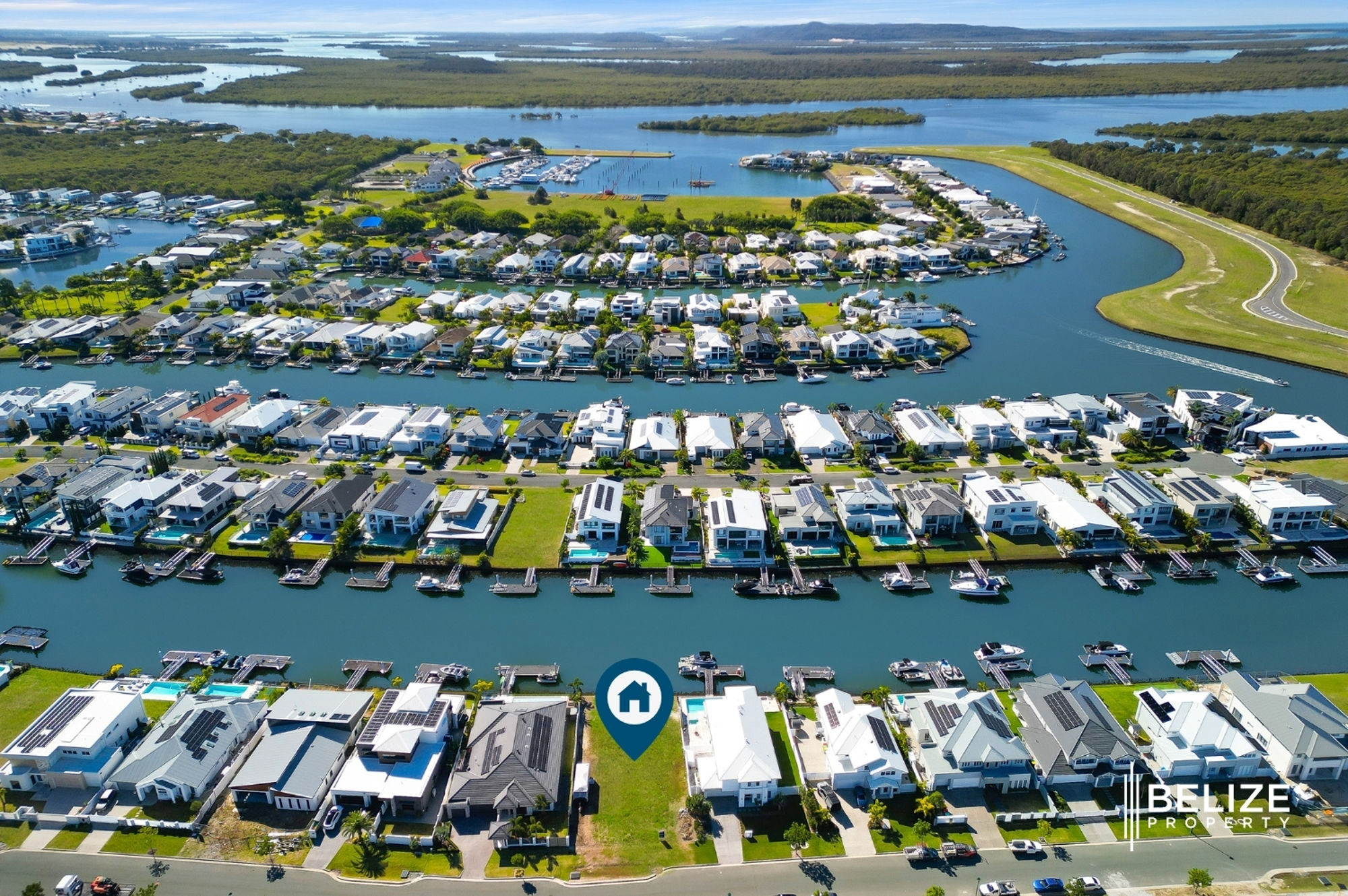 RARE NORTH-TO-WATER BLOCK IN CALYPSO BAY, GOLD COAST - 798M² OF PRIME WATERFRONT LAND