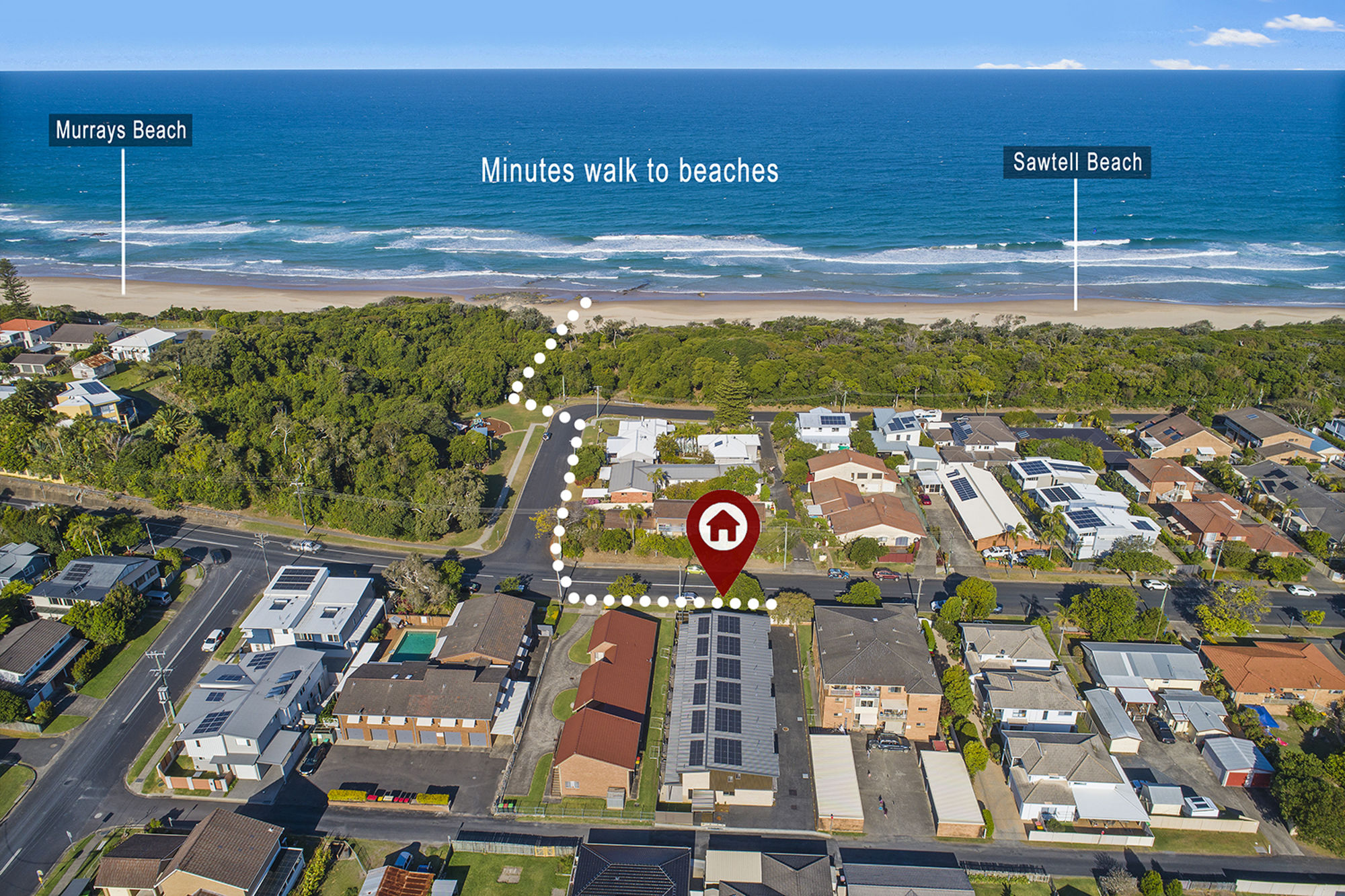 MODERN TOWNHOUSE IN THE HEART OF SAWTELL VILLAGE