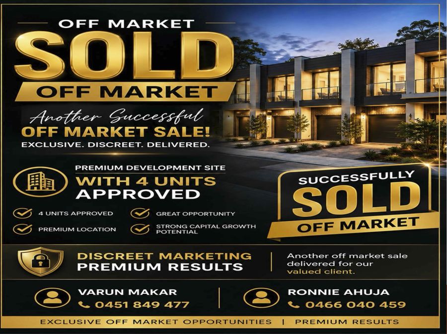 SOLD OFF-MARKET | 1,264SQM APPROVED DEVELOPMENT SITE - KILMORE