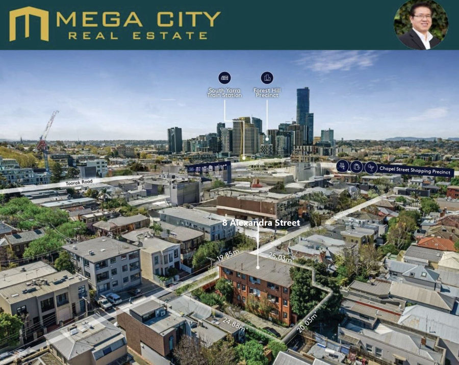 RARE OPPORTUNITY TO  ACQUIRE AN ENTIRE BLOCK OF 9 TITLED APARTMENTS IN PREMIER SOUTH YARRA
