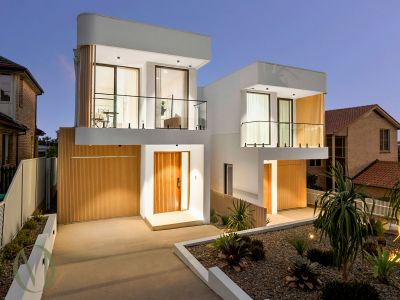 BRAND NEW ARCHITECTURAL SHOWPIECE WITH CITY SKYLINE VIEWS IN BLUE-CHIP RYDE LOCATION