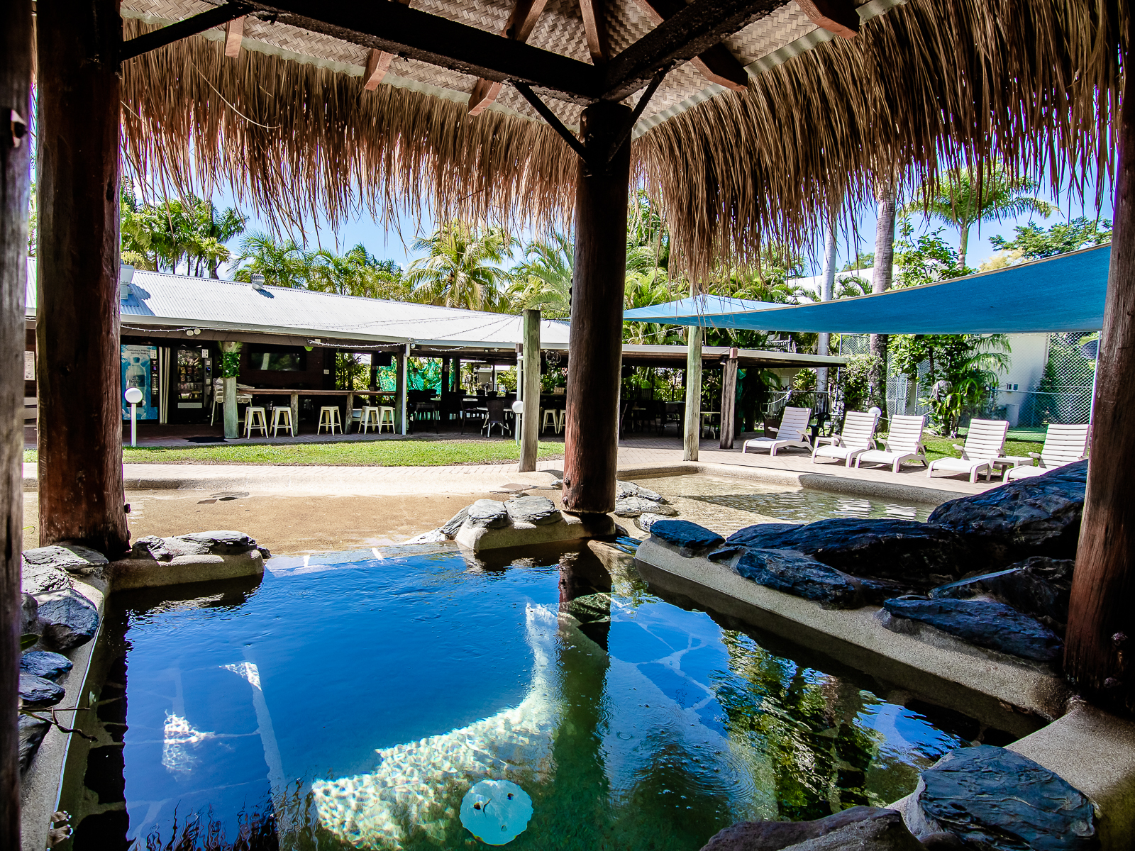 Jacuzzi and swimming pool