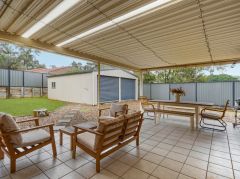 BRICK & TILE, MOVE IN READY, FLAT BLOCK WINNER - MASSIVE SHED - ROOM FOR POOL
